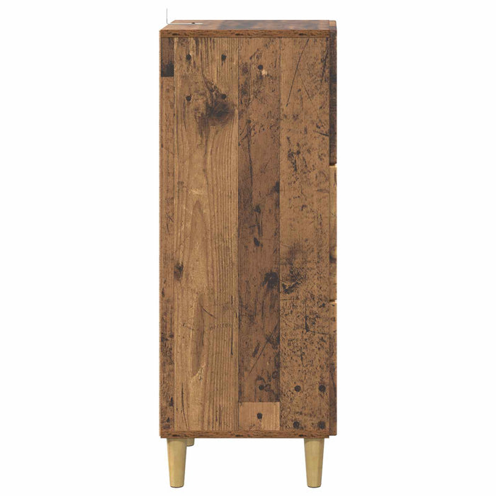 Dulap cu sertare Lemn vechi 33 x 34,5 x 90 cm Lemn prelucrat - WALTI WALTI