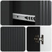 Bufet cu sertar Negru 66 x 34,5 x 90 cm Lemn prelucrat - WALTI WALTI