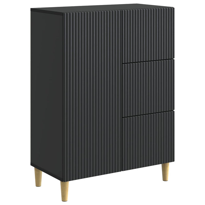 Bufet cu sertar Negru 66 x 34,5 x 90 cm Lemn prelucrat - WALTI WALTI