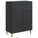 Bufet cu sertar Negru 66 x 34,5 x 90 cm Lemn prelucrat - WALTI WALTI