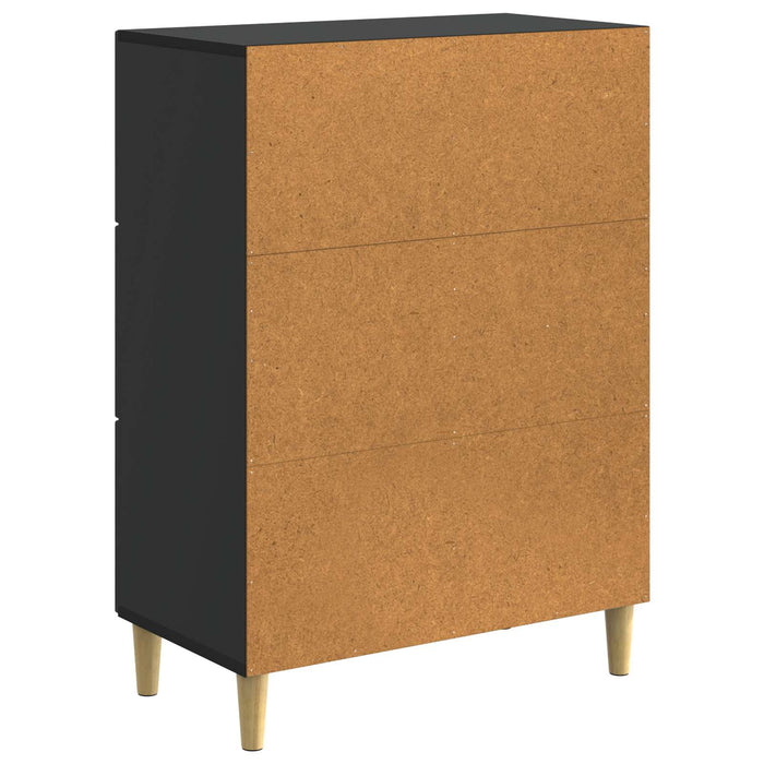 Bufet cu sertar Negru 66 x 34,5 x 90 cm Lemn prelucrat - WALTI WALTI