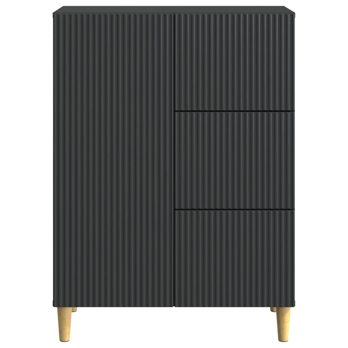 Bufet cu sertar Negru 66 x 34,5 x 90 cm Lemn prelucrat - WALTI WALTI