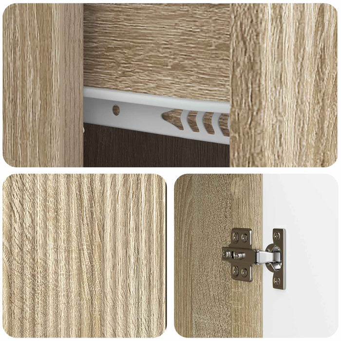 Bufet cu sertar Stejar Sonoma 66 x 34,5 x 90 cm Lemn prelucrat - WALTI WALTI