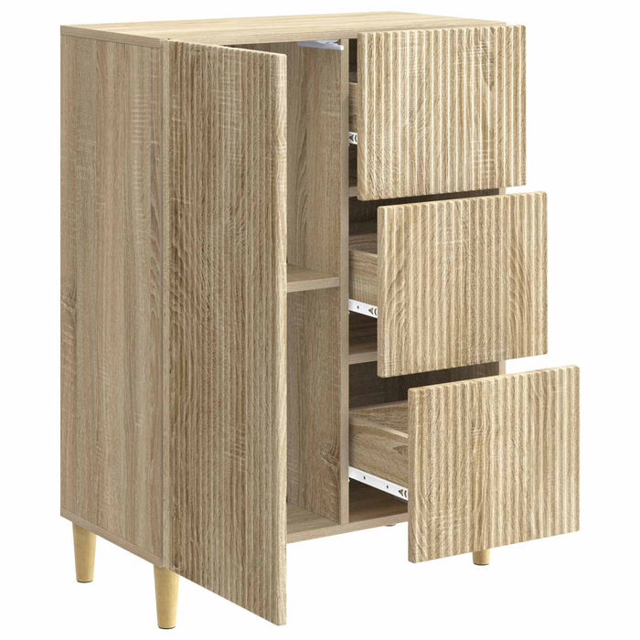 Bufet cu sertar Stejar Sonoma 66 x 34,5 x 90 cm Lemn prelucrat - WALTI WALTI