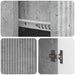 Bufet cu sertar Gri Beton 66 x 34,5 x 90 cm Lemn prelucrat - WALTI WALTI