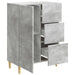 Bufet cu sertar Gri Beton 66 x 34,5 x 90 cm Lemn prelucrat - WALTI WALTI