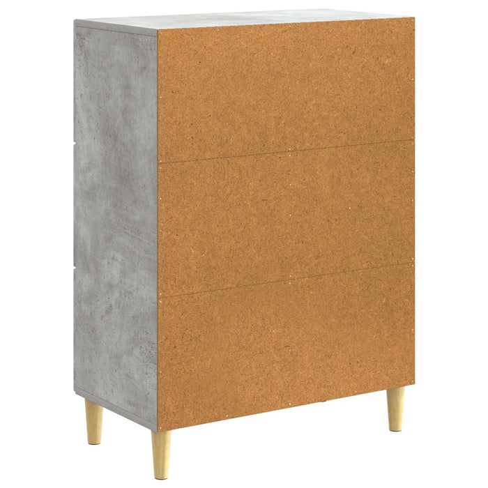 Bufet cu sertar Gri Beton 66 x 34,5 x 90 cm Lemn prelucrat - WALTI WALTI