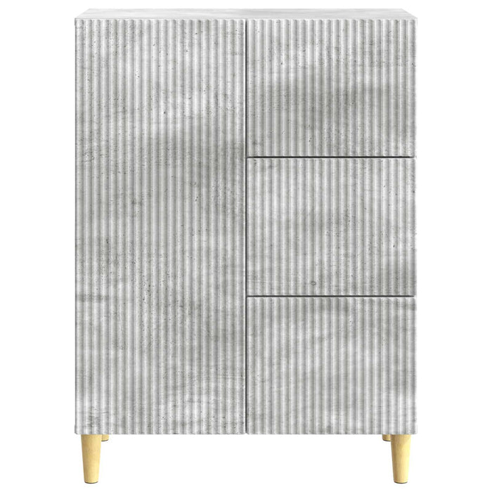 Bufet cu sertar Gri Beton 66 x 34,5 x 90 cm Lemn prelucrat - WALTI WALTI