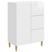 Bufet Alb foarte lucios 66 x 34,5 x 90 cm Lemn prelucrat - WALTI WALTI