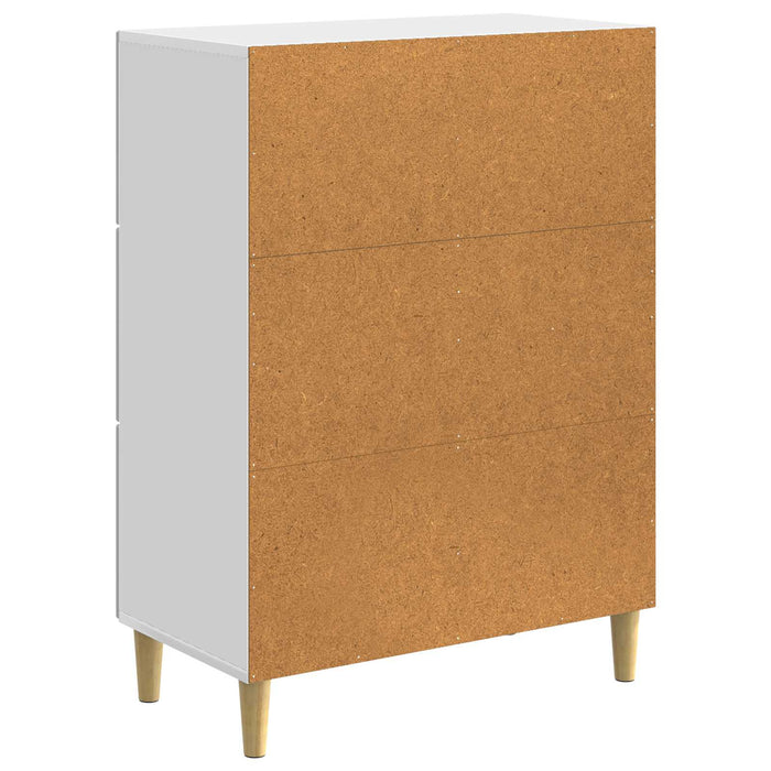 Bufet Alb foarte lucios 66 x 34,5 x 90 cm Lemn prelucrat - WALTI WALTI