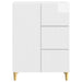 Bufet Alb foarte lucios 66 x 34,5 x 90 cm Lemn prelucrat - WALTI WALTI