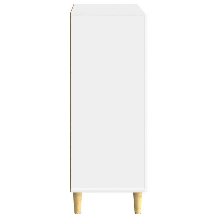 Bufet Alb foarte lucios 66 x 34,5 x 90 cm Lemn prelucrat - WALTI WALTI