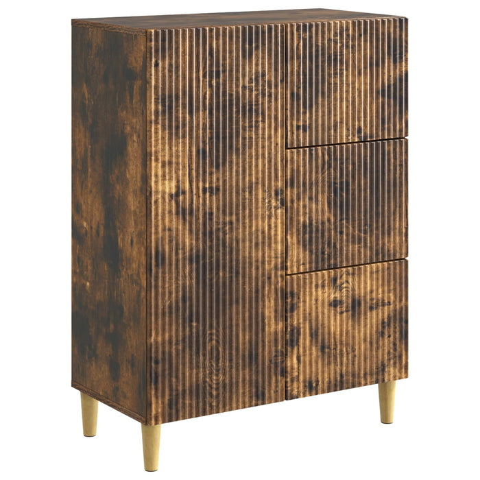 Bufet cu sertar Stejar fumuriu 66 x 34,5 x 90 cm Lemn prelucrat - WALTI WALTI