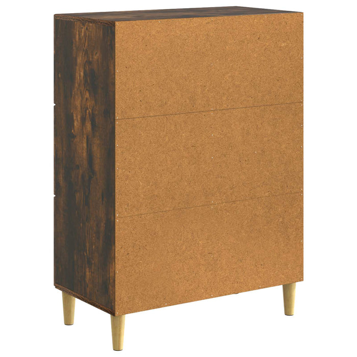 Bufet cu sertar Stejar fumuriu 66 x 34,5 x 90 cm Lemn prelucrat - WALTI WALTI