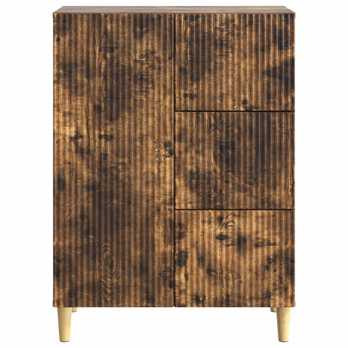 Bufet cu sertar Stejar fumuriu 66 x 34,5 x 90 cm Lemn prelucrat - WALTI WALTI