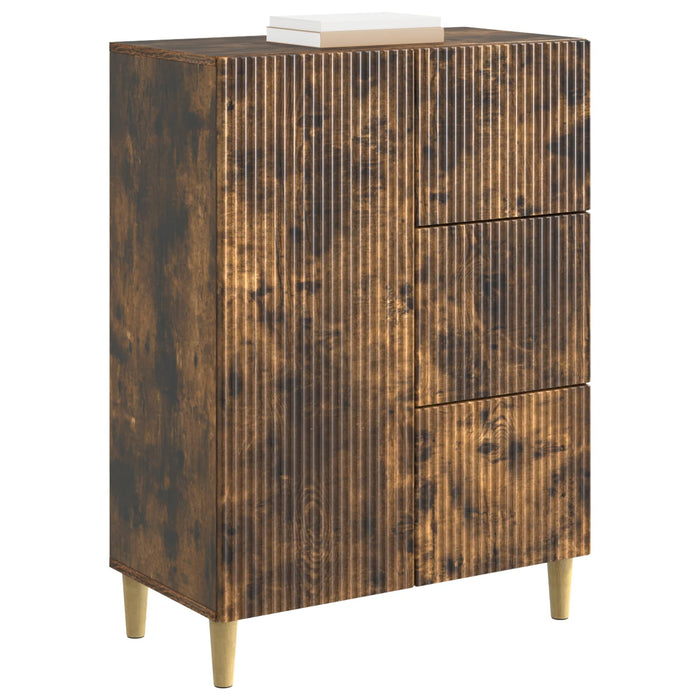 Bufet cu sertar Stejar fumuriu 66 x 34,5 x 90 cm Lemn prelucrat - WALTI WALTI