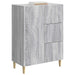 Bufet cu sertar Sonoma gri 66 x 34,5 x 90 cm Lemn prelucrat - WALTI WALTI