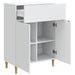 Bufet cu sertar Alb 66 x 34,5 x 90 cm Lemn prelucrat - WALTI WALTI
