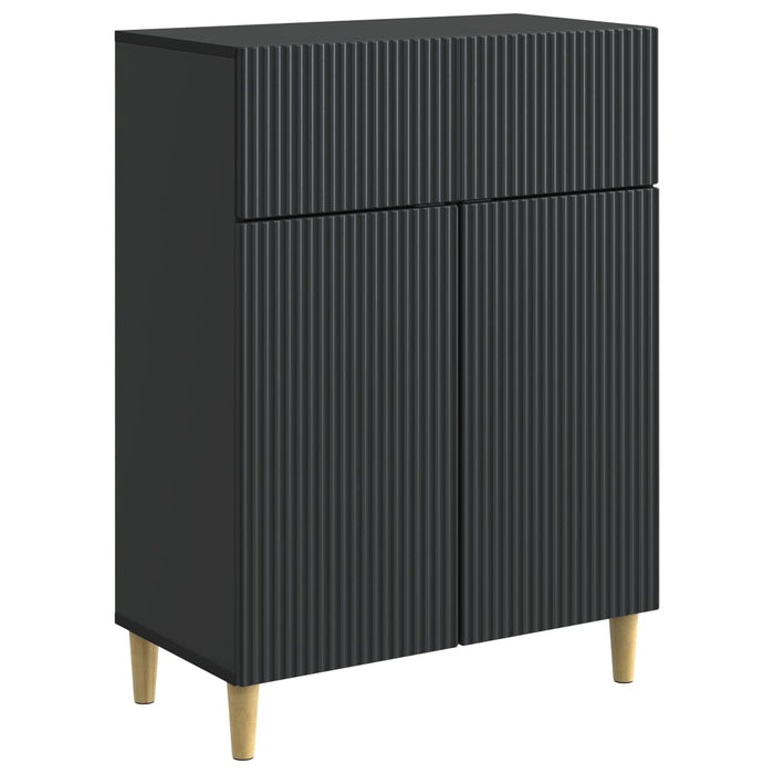 Bufet cu sertar Negru 66 x 34,5 x 90 cm Lemn prelucrat - WALTI WALTI