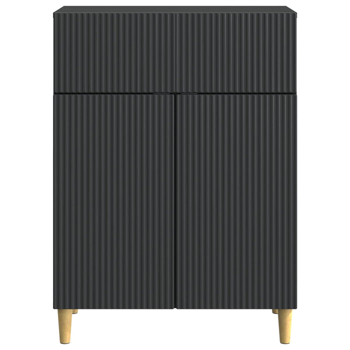 Bufet cu sertar Negru 66 x 34,5 x 90 cm Lemn prelucrat - WALTI WALTI