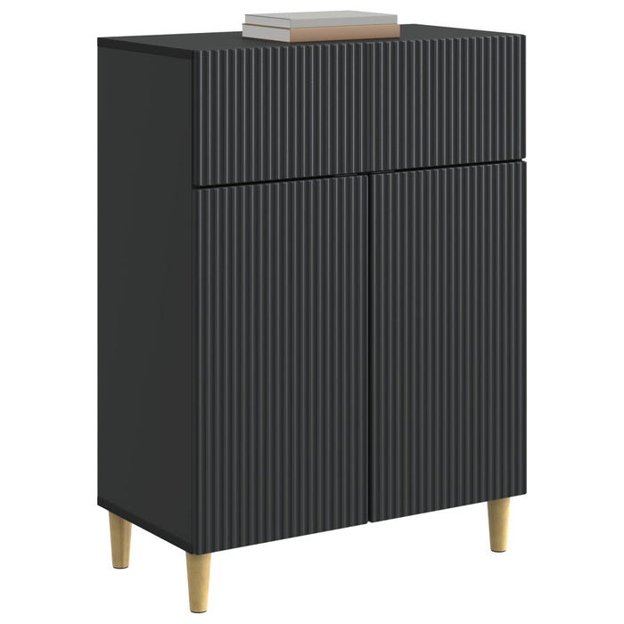 Bufet cu sertar Negru 66 x 34,5 x 90 cm Lemn prelucrat - WALTI WALTI