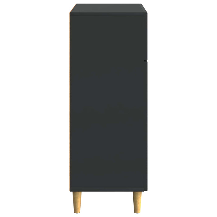 Bufet cu sertar Negru 66 x 34,5 x 90 cm Lemn prelucrat - WALTI WALTI