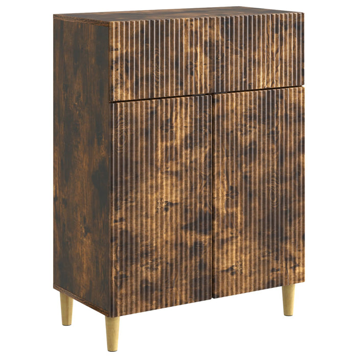 Bufet cu sertar Stejar fumuriu 66 x 34,5 x 90 cm Lemn prelucrat - WALTI WALTI