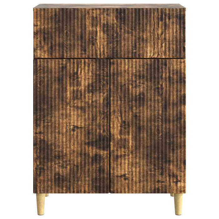 Bufet cu sertar Stejar fumuriu 66 x 34,5 x 90 cm Lemn prelucrat - WALTI WALTI