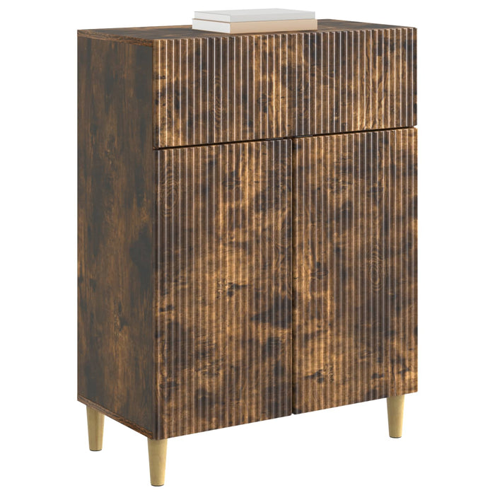Bufet cu sertar Stejar fumuriu 66 x 34,5 x 90 cm Lemn prelucrat - WALTI WALTI