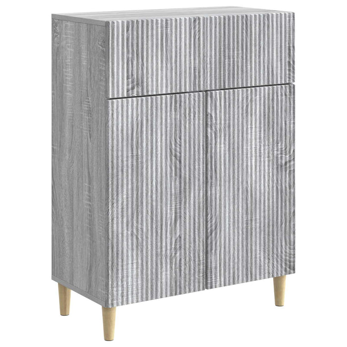 Bufet cu sertar Sonoma gri 66 x 34,5 x 90 cm Lemn prelucrat - WALTI WALTI