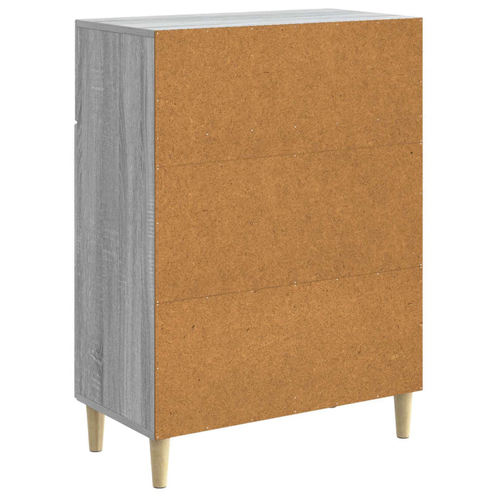 Bufet cu sertar Sonoma gri 66 x 34,5 x 90 cm Lemn prelucrat - WALTI WALTI