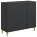 Bufet Negru 89 x 34,5 x 80 cm Lemn prelucrat - WALTI WALTI
