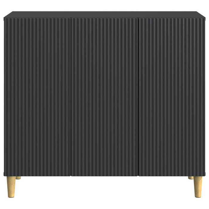 Bufet Negru 89 x 34,5 x 80 cm Lemn prelucrat - WALTI WALTI