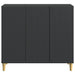 Bufet Negru 89 x 34,5 x 80 cm Lemn prelucrat - WALTI WALTI