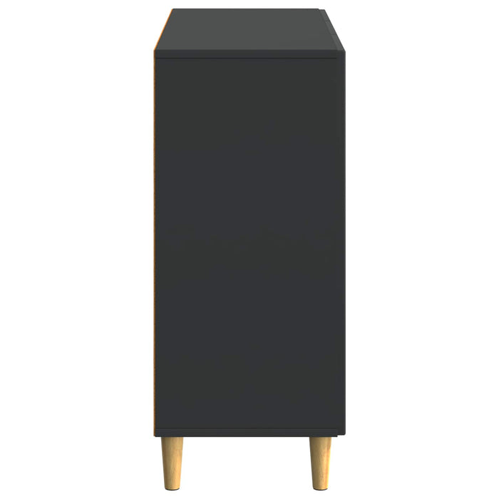 Bufet Negru 89 x 34,5 x 80 cm Lemn prelucrat - WALTI WALTI