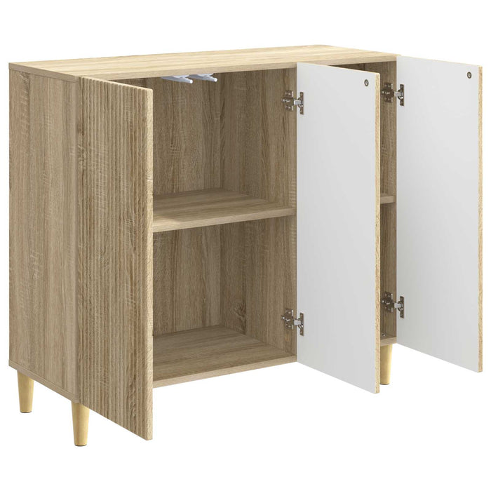 Bufet Stejar Sonoma 89 x 34,5 x 80 cm Lemn prelucrat - WALTI WALTI