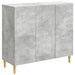 Bufet Gri Beton 89 x 34,5 x 80 cm Lemn prelucrat - WALTI WALTI