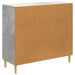 Bufet Gri Beton 89 x 34,5 x 80 cm Lemn prelucrat - WALTI WALTI
