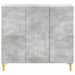 Bufet Gri Beton 89 x 34,5 x 80 cm Lemn prelucrat - WALTI WALTI