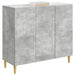 Bufet Gri Beton 89 x 34,5 x 80 cm Lemn prelucrat - WALTI WALTI