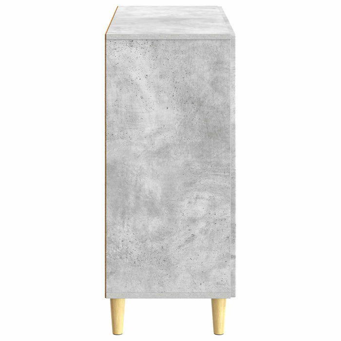 Bufet Gri Beton 89 x 34,5 x 80 cm Lemn prelucrat - WALTI WALTI