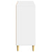 Bufet Alb foarte lucios 89 x 34,5 x 80 cm Lemn prelucrat - WALTI WALTI