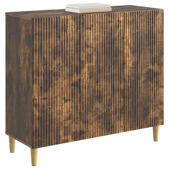 Bufet Stejar fumuriu 89 x 34,5 x 80 cm Lemn prelucrat - WALTI WALTI