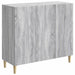 Bufet Sonoma gri 89 x 34,5 x 80 cm Lemn prelucrat - WALTI WALTI