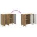 Bufet Stejar Artizanal 89 x 34,5 x 80 cm Lemn prelucrat - WALTI WALTI