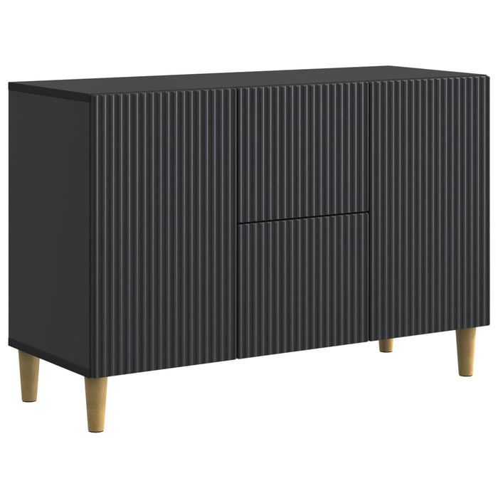 Bufet cu sertar Negru 89 x 34,5 x 60 cm Lemn prelucrat - WALTI WALTI