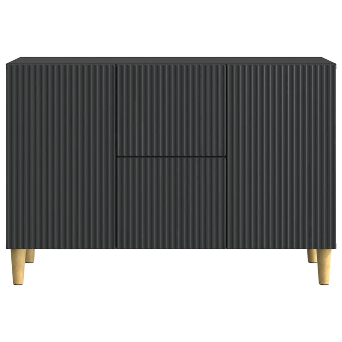 Bufet cu sertar Negru 89 x 34,5 x 60 cm Lemn prelucrat - WALTI WALTI