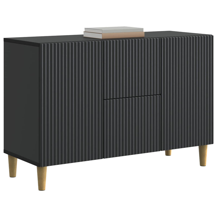 Bufet cu sertar Negru 89 x 34,5 x 60 cm Lemn prelucrat - WALTI WALTI