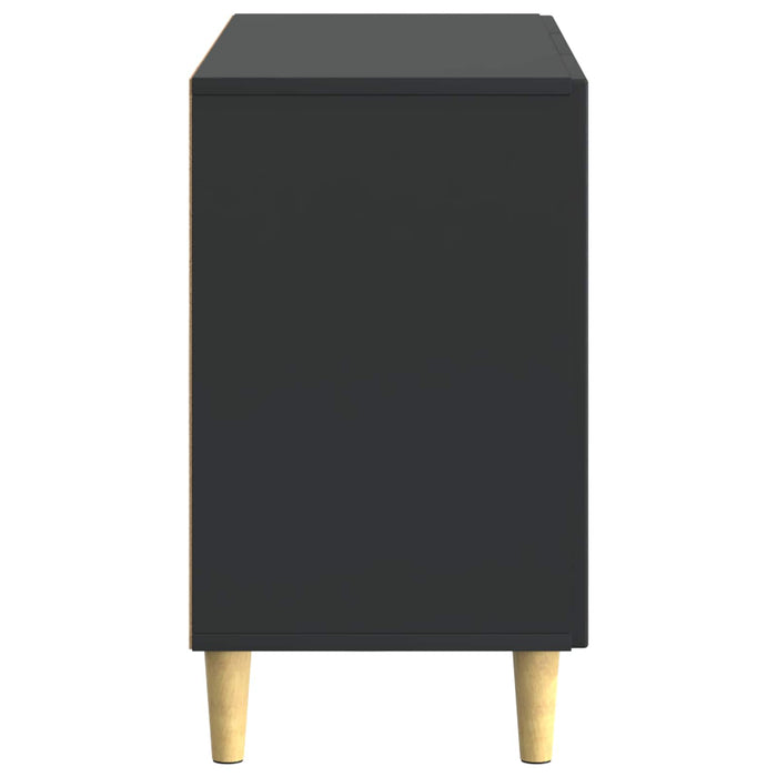 Bufet cu sertar Negru 89 x 34,5 x 60 cm Lemn prelucrat - WALTI WALTI