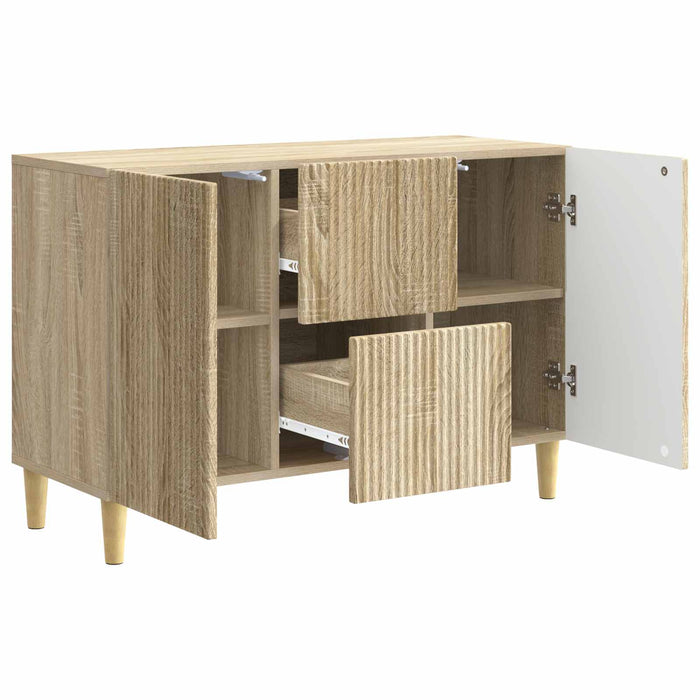 Bufet cu sertar Stejar Sonoma 89 x 34,5 x 60 cm Lemn prelucrat - WALTI WALTI